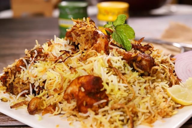 Chicken Biryani (Soya & Vegan).