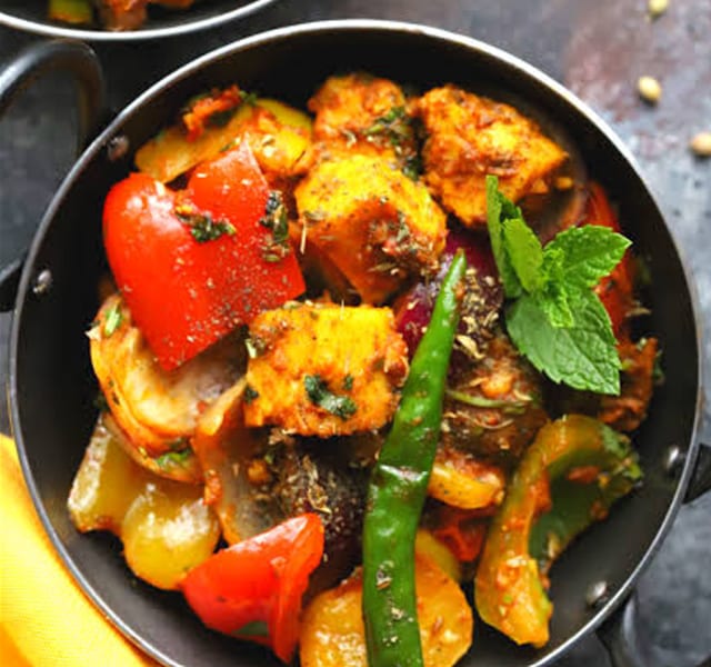 Kadhai Tofu.